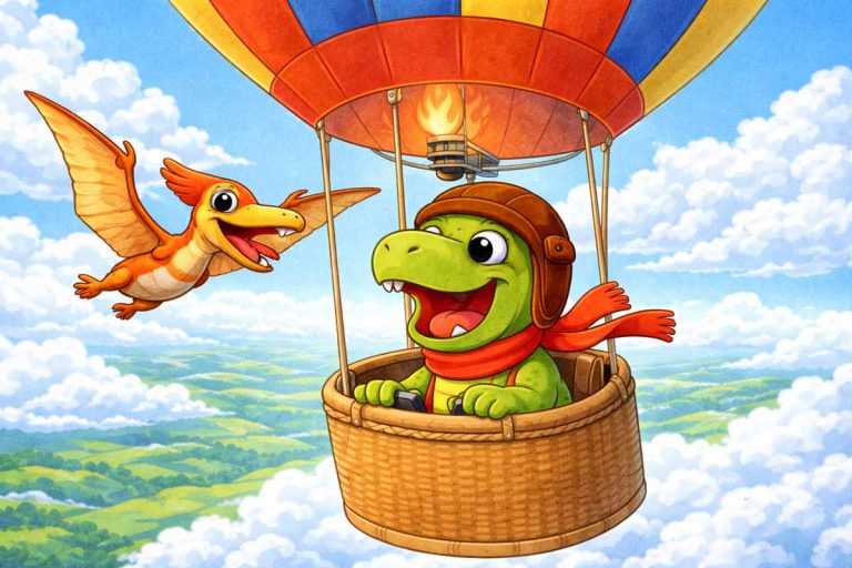 ¿Qué son los dinosaurios voladores? Caricatura para niños.